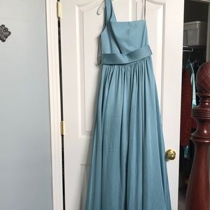 Vera Wang (white collection) one shoulder dress